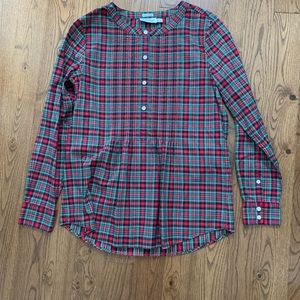 Vineyard vines plaid tunic size 6